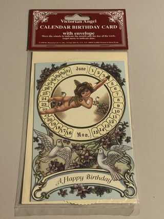 Vtg '99 Vic. Angel Bday Card New, Shackman--SP RCD