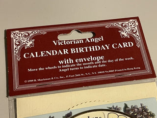 Vtg '99 Vic. Angel Bday Card New, Shackman--SP RCD
