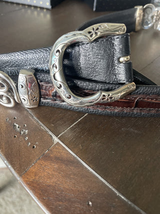 Brighton 2Tone leather belt RSV|92013