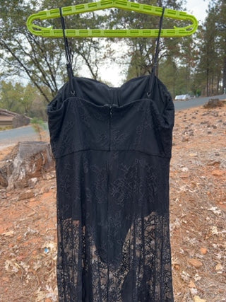 VICI Loverly Slip Lace Maxi Dress Size Medium