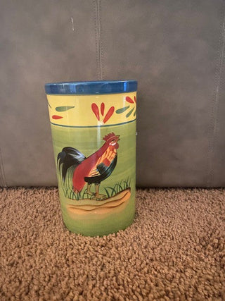 Rooster vase/utensils holder