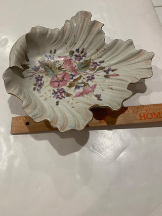 Hand painted German molded serving dish MTB|124123