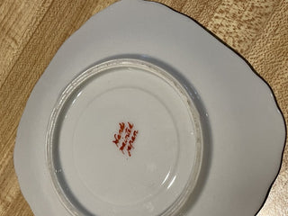 Vtg Footed Demitasse Cup & Saucer, HP Japan--SP RCD