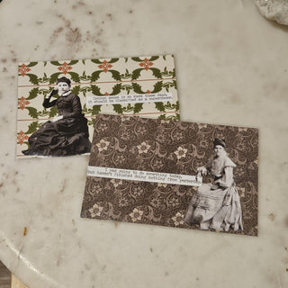 Snarky Victorian Dame Postcard/Art - Landscape (BRI) - MTS|120120