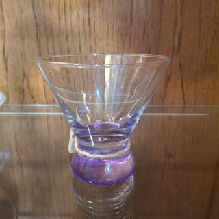 Stemless Martini/Cocktail Glass Purple RCD|102397
