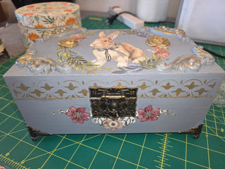 Wooden Bunny Box