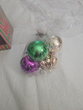AD. Ornaments 6 pack Shatterproof