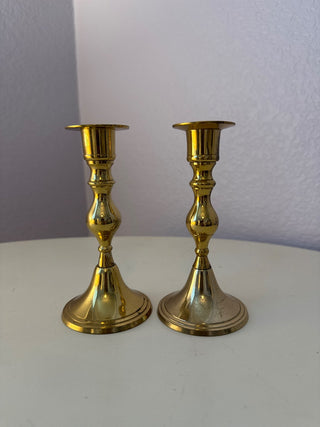 Vintage brass candlestick RCD