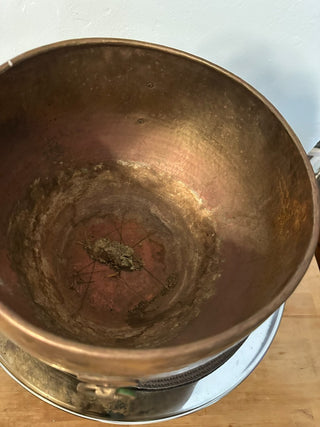 Brass Ring Handle Pot, Planter MTS|86448