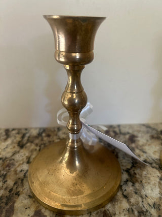 Vintage Brass Candle Holders, Set of 2   MTS