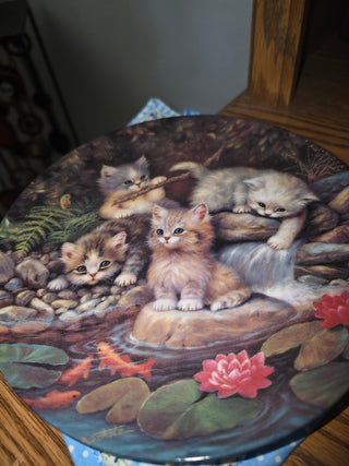 Kitten collector plate