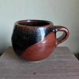 Studio Pottery - Brown/Orange Tea Cup/Mug