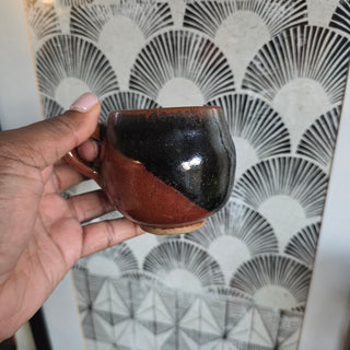 Studio Pottery - Brown/Orange Tea Cup/Mug