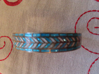 Brass & Enamel bracelet RCD