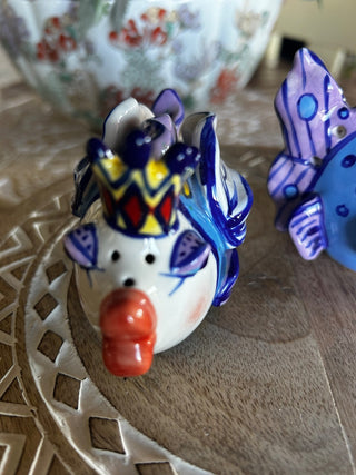 Diane Blue Sky Fish Salt&Pepper Shakers-RSV|118065