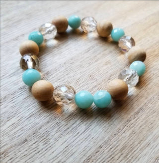 SALE - bri.craftique - Coastal Amazonite Beaded Bracelet