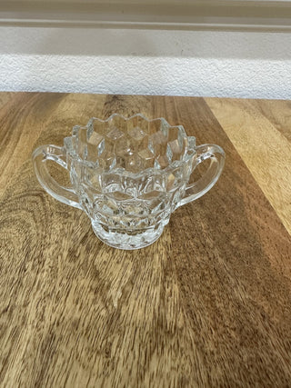 Fostoria American Clear Open Sugar Bowl MTS