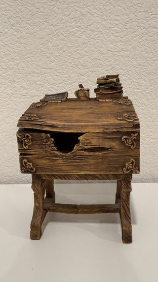 Miniature School Desk Collectible by S.S. Sarna-rsv