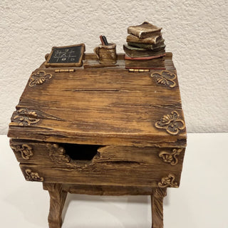 Miniature School Desk Collectible by S.S. Sarna-rsv