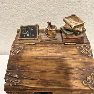 Miniature School Desk Collectible by S.S. Sarna-rsv
