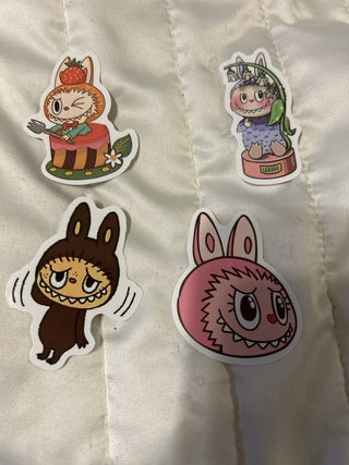 12F Assorted Labubu Sticker MTS|97897