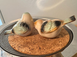 Bird PAIR(2) Fat Sparrows MTS