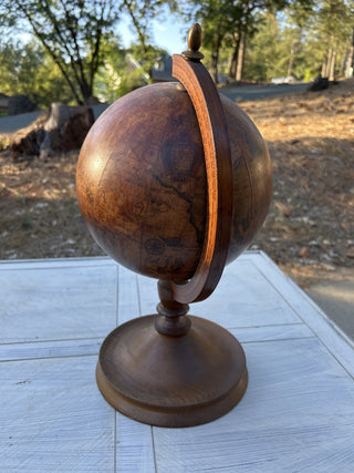 12F Vintage Style Wooden 17” Globe MTS|73327