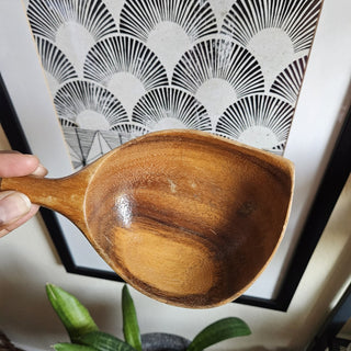 Monkey Pod - Leaf Shape Wood Bowl (BRI) - MTS|116847