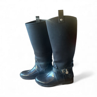 Michael Kors Charm Stretch Rain Boots Size 8 #63 VV MTS|134206