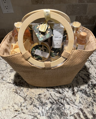 Vanilla Bath / Spa Set in Decorative Bag RCD|96021