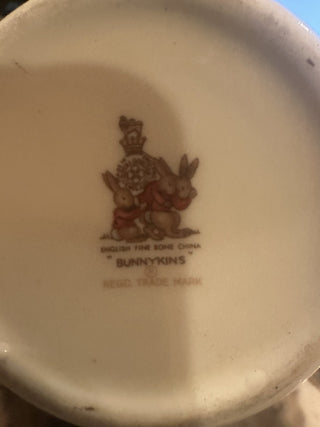 Royal Doulton Bunnyins Don Albion Shaped Double Handles child mug #62 VV MTS|93303