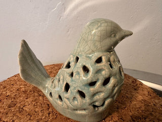Bird Potpourri Blue Crackle MTS