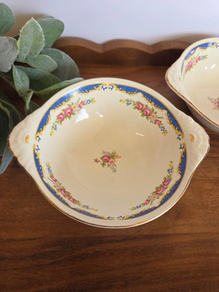 Vtg Homer Laughlin Eggshell Nautilus Salad Bowls (2)