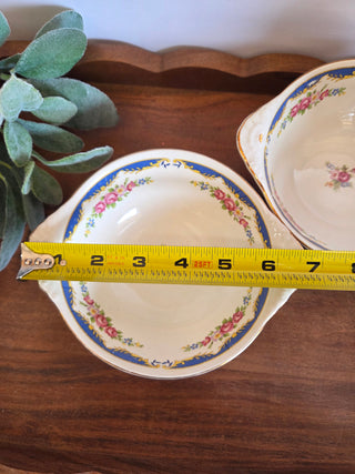 Vtg Homer Laughlin Eggshell Nautilus Salad Bowls (2)
