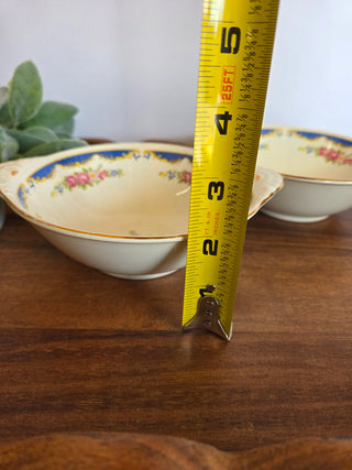 Vtg Homer Laughlin Eggshell Nautilus Salad Bowls (2)