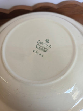 Vtg Homer Laughlin Eggshell Nautilus Soup Bowls Set Of 3