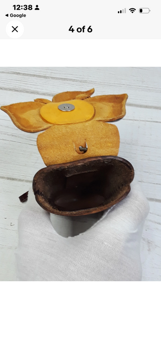 Genuine Leather USA Made  Owl Small Purse, Phone, CC Holder-RSV