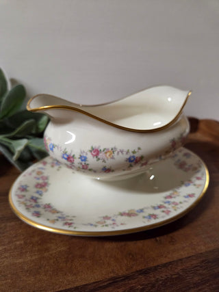 Lamberton Ivory Floral Gravy Boat