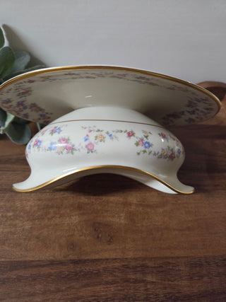 Lamberton Ivory Floral Gravy Boat