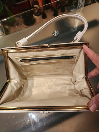 1960s Purse White Vinyl RSV