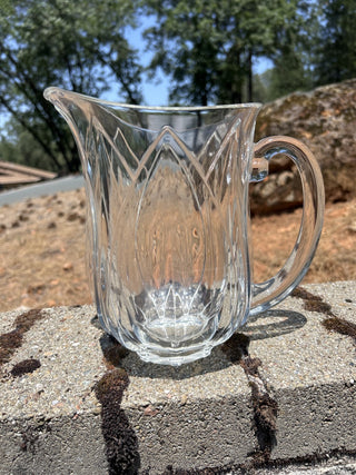 12F vintage Cristal D'Arques-Durand Pompano Tulip water pitcher RSV|82827