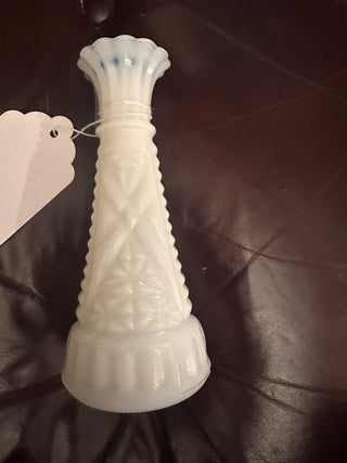 Vintage Milk Glass Bud Vase MTS -K|56727