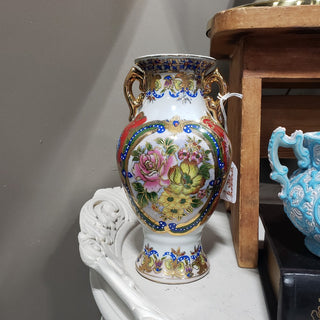 Vtg Porcelain Satsuma Style Vase RSV|159063