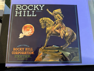Rocky Hill Authentic Citrus Farm Crate Label EC083A MTS|100374