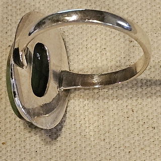 .925 king Manassas turquoise ring 10|88299