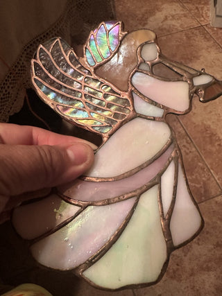 Angel Crafted Stain Glass 6.5" #62 VV MTS