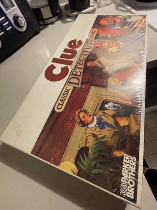 Vtg 1986 New Sealed Clue Board Game, Parker Bros--SP MTS
