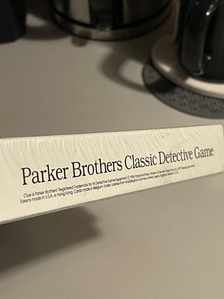 Vtg 1986 New Sealed Clue Board Game, Parker Bros--SP MTS