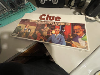 Vtg 1986 New Sealed Clue Board Game, Parker Bros--SP MTS