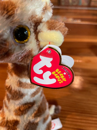 Ty Beanie Baby Giraffe ~ Gavin ~ MTS|130631